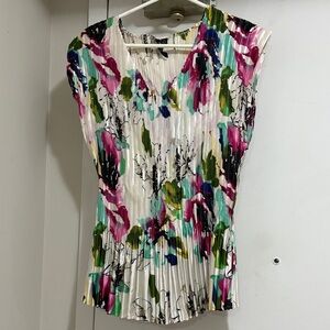 Milano Multicolor Pleated Blouse